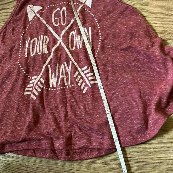 Racer Back Crop Tank Top - Picture 3 of 5